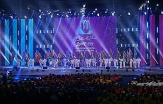 Bakü'de Avrupa Gençlik Olimpik Yaz Festivali coşkusu