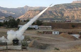 Pençe-2 Operasyonu'nda PKK hedefleri ateş altına...