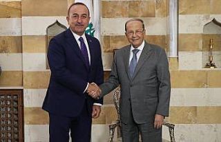 Çavuşoğlu Lübnan Cumhurbaşkanı ile bölgesel...