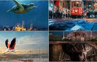 İstanbul'un simgelerini 'fantastik' tasarımlarla...