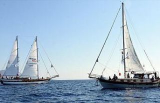 Turistler Bodrum guletleriyle maviliklere yelken açıyor
