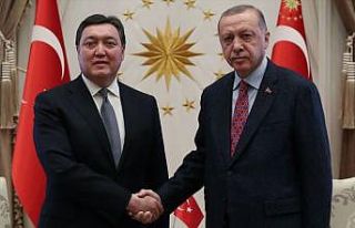 Cumhurbaşkanı Erdoğan, Kazakistan Başbakanı Mamin'i...