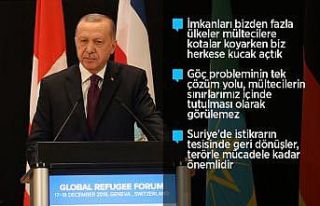 Cumhurbaşkanı Erdoğan: Mülteci meselesi birkaç...