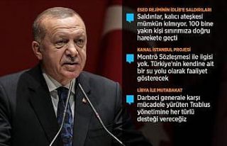Erdoğan: Meclis açılır açılmaz Libya tezkeresini...