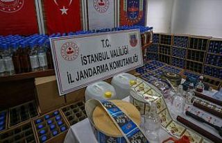 İstanbul'da 5 ton sahte içki ele geçirildi