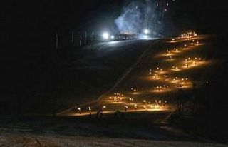 Palandöken'de kayak sezonu görsel şölenle başladı