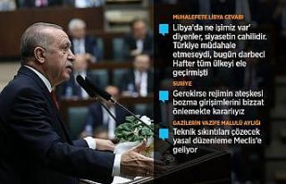 Cumhurbaşkanı Erdoğan: Hafter'e hak ettiği dersi...