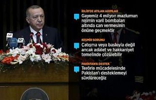 Cumhurbaşkanı Erdoğan: 'Yüzyılın barış planı'...