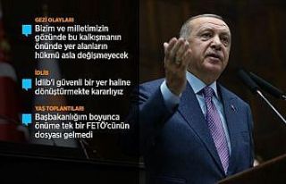Erdoğan: 15 Temmuz'da tek bir kişi FETÖ'nün özel...