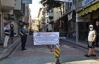 Çanakkale'de bir mahalle ve sokak karantinaya alındı