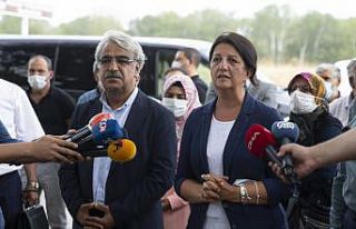 HDP Eş Genel başkanları Buldan ve Sancar, Demirtaş...