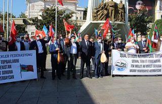 Sivil toplum kuruluşlarından Azerbaycan'a destek...