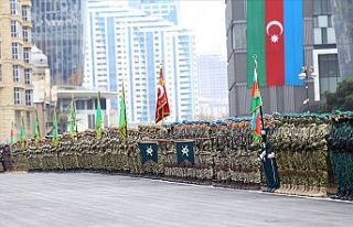 Azerbaycan'da zafer kutlaması!