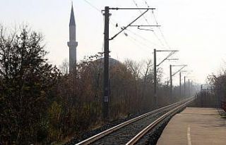 Hızlı tren alt ve üst yapıları Edirne'deki...