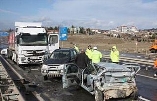 Edirne'de zincirleme trafik kazası: 1 ölü