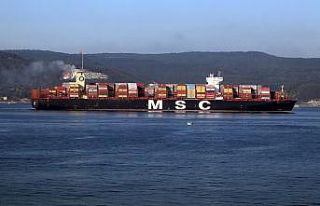 Dev konteyner gemisi “MSC Viviana“ Çanakkale...