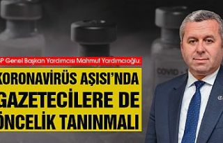 Yardımcıoğlu: Koronavirüs Aşısı’nda Gazetecilere...