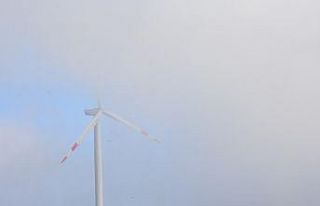 Bilecik'te rüzgar güllerinin sisle dansı drone...