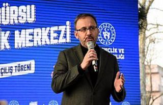 Gençlik ve Spor Bakanı Kasapoğlu Bursa'da...