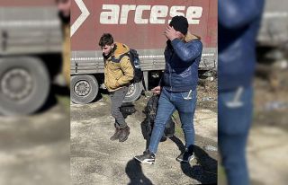 Tırın dorsesinde 2 düzensiz göçmen yakalandı