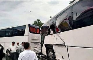 Üsküdar'da İETT otobüsünün karıştığı...