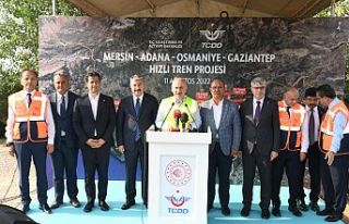 HIZLI TREN İLE MERSİN-GAZİANTEP ARASI 2 SAAT 15...