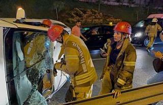 Kağıthane’deki trafik kazasında 1 kişi yaralandı