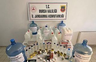 Bursa'da sahte alkol operasyonunda 1 kişi gözaltına...