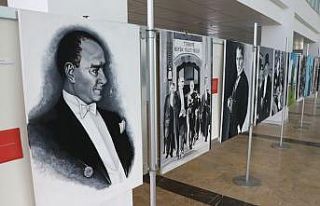 Tekirdağ'da Bir Parçamız Atatürk resim sergisi...