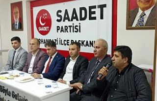 Bursa'da 6'lı masanın ilçe başkanları...