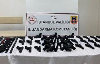 İstanbul'da yasa dışı silah imalathanesi...