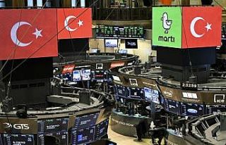 New York Borsası Martı'yı Türk bayraklarıyla...