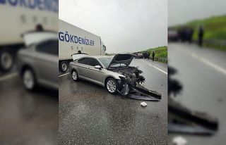 AK Parti Balıkesir Milletvekili Canbey trafik kazası...