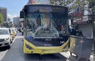 Ümraniye'de İETT otobüsünün çarptığı...