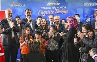 Bakan Murat Kurum Çekmeköy'de engelli çocuklarla...