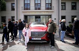 Türkiye'nin yerli otomobili Togg, Kırklareli'nde...