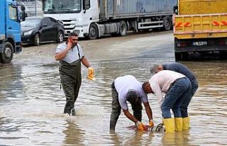 İstanbul'da selin yaşandığı ilçelerde büyük...