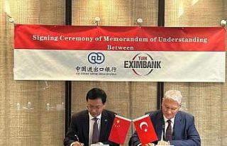 Türk Eximbank, Çin Eximbank ile mutabakat zaptı...