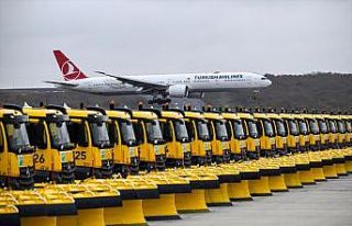 İstanbul Havalimanı'nda kış hazırlıkları...