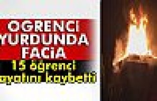 Adana’da kız öğrenci yurdunda yangın: 15 öğrenci...