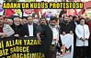 Adana’da ’Kudüs’ protestosu