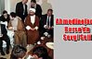 Ahmedinejad'a Bursa'da Sevgi Seli