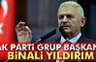  AK Parti Grup Başkanı Binali Yıldırım