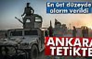 Ankara'da en üst düzey Musul alarmı!