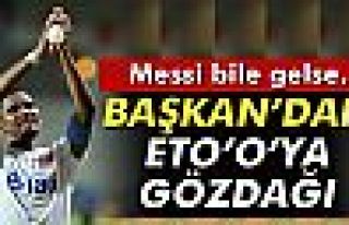 Antalyaspor Kulübü Başkanı Öztürk, Samuel Eto’o’yu...