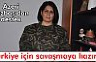 Azeri kadın yüzbaşı: 'Türkiye için savaşmaya...