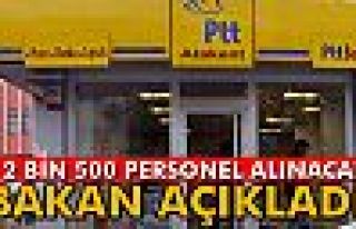 Bakan Ahmet Arslan: 'PTT'ye 2 bin 500 personel alınacak'