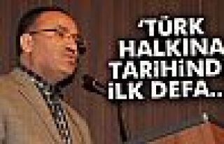 Bakan Bozdağ: 'Türk halkına tarihinde ilk defa...'