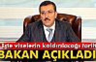 Bakan Tüfenkci: ‘Vizeler Haziran'da kalkacak’