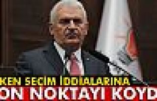 Başbakan Yıldırım'dan 'erken seçim iddialarına'...